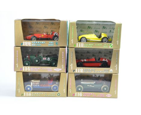 Brumm 1/43 scale Diecast Cars. Vintage and Classic issues. NM/M in E Boxes. (6)