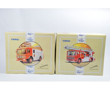Corgi Classics Diecast Vehicles including Fire Engine issues. NM/M in E Boxes. (2)