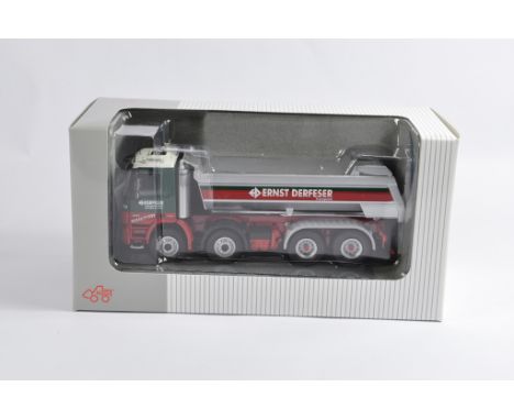 NZG 1/50 scale No. 825/05 MB Actros 8X4 Halfpipe Dump Truck. Derfeser. Special Edition. As New in Box.