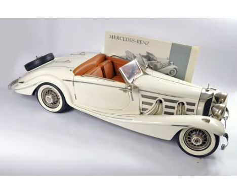 Rare 1980's issue of a Pocher Ultra High Detail 1/8 scale (50 cm) Mercedes Benz 540K Special Cabrio. Model is Complete. Great