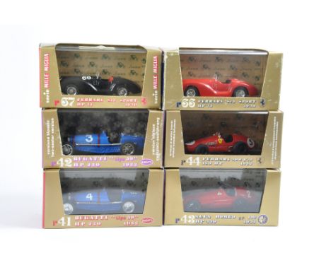 Brumm 1/43 scale Diecast Cars. Vintage and Classic issues. NM/M in E Boxes. (6)