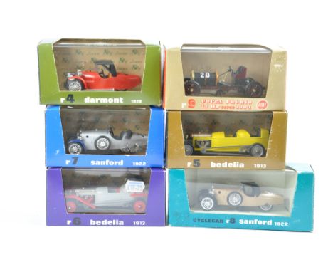 Brumm 1/43 scale Diecast Cars. Vintage and Classic issues. NM/M in E Boxes. (6)