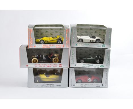 Brumm 1/43 scale Diecast Cars. Vintage and Classic issues. NM/M in E Boxes. (6)