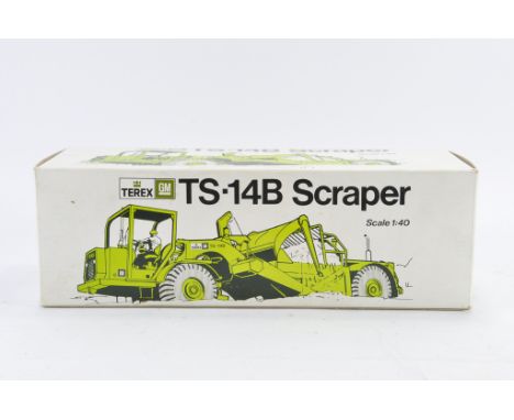 Conrad 1/50 Scale Terex TS14B Scraper. VG to E in Box.