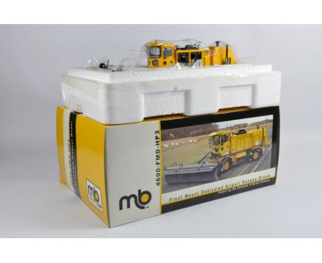 TWH 1/50 scale Oshkosh MB4600 Runway Broom. As New in Box.