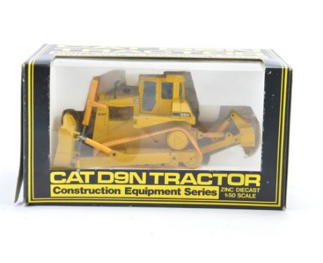 NZG 1/50 scale CAT D9 Tracked Tractor. G/VG in Box.