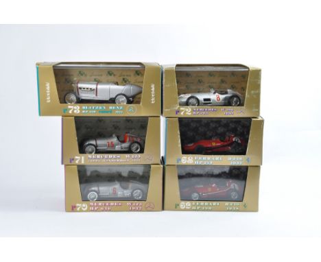 Brumm 1/43 scale Diecast Cars. Vintage and Classic issues. NM/M in E Boxes. (6)