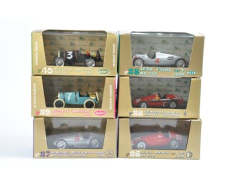 Brumm 1/43 scale Diecast Cars. Vintage and Classic issues. NM/M in E Boxes. (6)