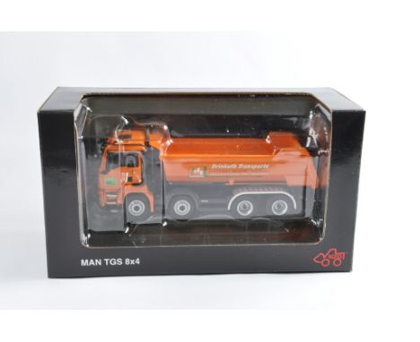 NZG 1/50 scale No. 833/03 Man TGS 8X4 Half Pipe Dumper. Drinkuth. Special Edition. As New in Box.