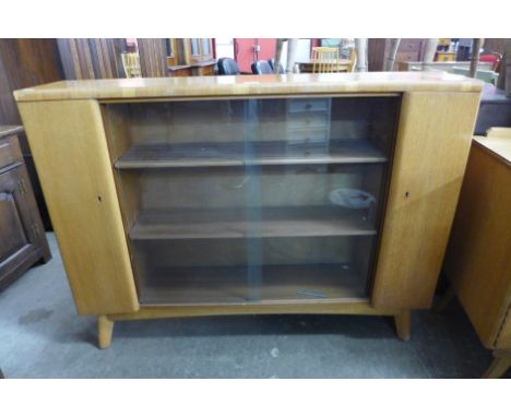 A light oak bookcase 