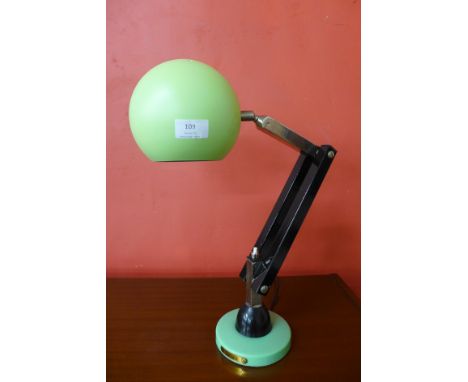 A Genia metal anglepoise lamp 