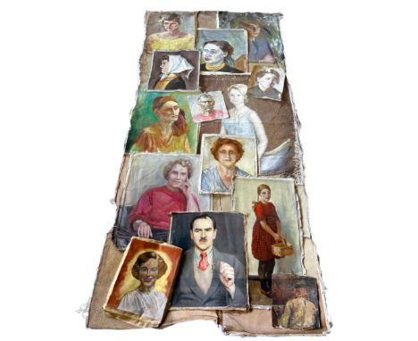 A LARGE PORTRAIT WALL MURAL PRINTED ON FABRIC BY LESLIE OSCHMANN FOR SWARM240cm x 110cm 