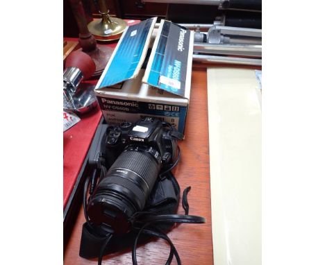 A CANON DIGITAL CAMERA, other photographic equipment and tripods