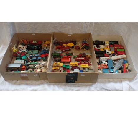 A COLLECTION OF VINTAGE DINKY TOYS, Corgi and similar, mainly play worn