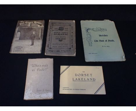 HERBERT S. CARTER: 'WHA'S MA'R WI' POOLE' AND OTHER CONVERSATIONAL SCRAPS' pub. J. Looker, 1926, and other Poole ephemera,inc