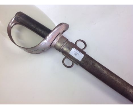 British 1885 Pattern Cavalry sword. Complete with scabbard. Good blade.