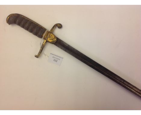 German Naval style sword. Broken hilt, no scabbard. Possible childs sword.