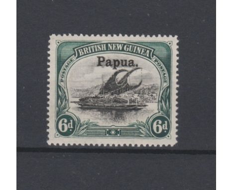 Papua 1906-Optd, definitive SG43 m/m cat value £50