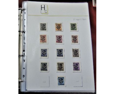 Croatia 1941-1997 very neat album with m/m and used collection of definitive and commemoratives largely complete. Good range 