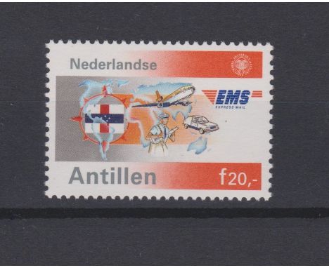 Netherlands Antilles 1991 6th anniv of express mail service SG 1031 u/m 20g. Cat value £35