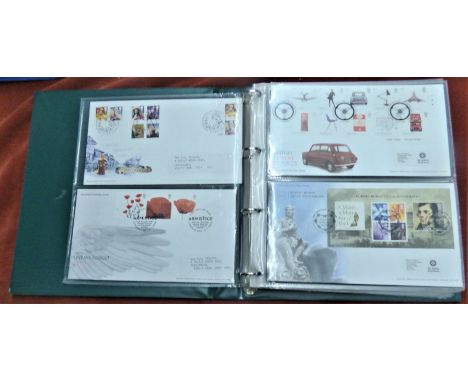 Great Britain 2008-2012 A collection in an album, all Royal Mail alternative cancellations, very nice lot, A/T, cancellations