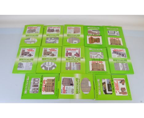 A good quantity of Metcalfe model railway building kits, including Bank &amp; shop, Warehouse, Department Store (17)