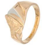 Lapponia 14K bicolour gold 'Alba' ring by Björn Weckström