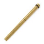 Must de Cartier Vendome Trinity ballpoint pen gold plated