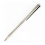 S.T. Dupont Classique ballpoint pen silver-plated