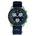 No Reserve - Swatch x Omega Moonswatch "Mission On Earth" SO33G100 - Men's watch