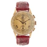 No Reserve - Chronograph Suisse 18K. - Men's watch