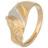 Lapponia 14K bicolor gold 'Alba' ring by Björn Weckström