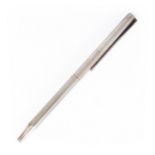 S.T. Dupont Classique ballpoint pen silver-plated