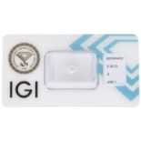 0.30 ct. Round Brilliant IGI certified natural diamond