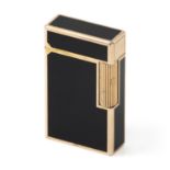 S.T. Dupont Ligne 1 Du Peng Black Lacquer lighter gold plated