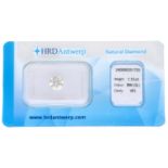 1.15 ct. Round Brilliant HRD certified natural diamond
