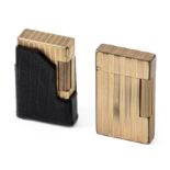 S.T. Dupont Ligne 1 & Ligne 2 lighter (2) gold plated