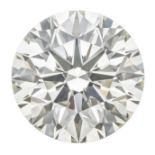 1.27 ct. Round Brilliant HRD certified natural diamond