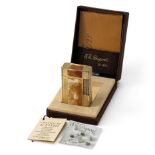 S.T. Dupont Ligne 1 small 'Laque de Chine' lighter gold plated