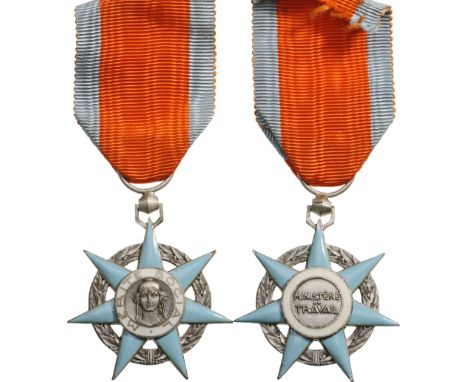 Knight's Cross, 3rd Class, instituted in 1936. Breast Badge, 39 mm, Silver, enameled (damages to points), both central medall