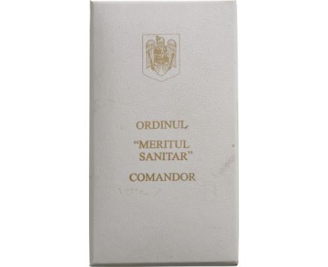 Commander`s Cross, instituted in 1969. Case of issue 170x95 mm. Rare! I R!