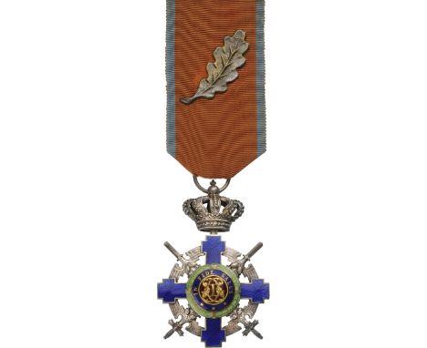 Knight's Cross, 2nd Model Military. Breast Badge, 62x40 mm, Bronze silvered, both sides enameled original suspension ring and