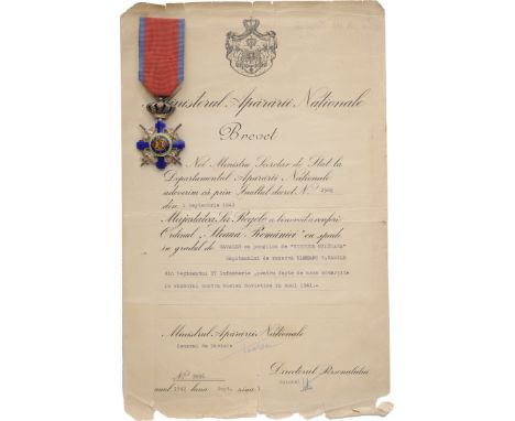 Knight's Cross, 2nd Model Military. Breast Badge, 62x40 mm, Bronze silvered, both sides enameled original suspension ring and