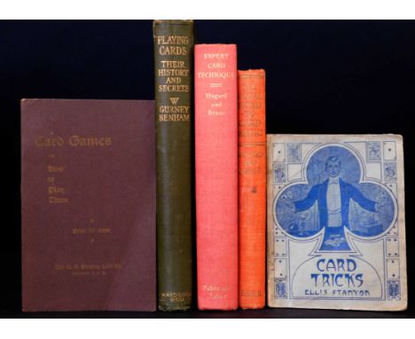 W GURNEY BENHAM: PLAYING CARDS, London and Melbourne, Ward Lock, 1931, 1st edition, 4to, original pictorial cloth gilt + JEAN