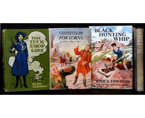 ELSIE OXENHAM: THE TUCK-SHOP GIRL, A SCHOOL STORY OF GIRL GUIDES, ill Harold C Earnshaw, London and Edinburgh, W &amp; R Cham