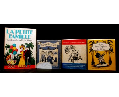 SESYLE JUSLIN: 4 titles: THERE IS A DRAGON IN MY BED, illustrated Irene Haas, London, Collins, 1962 1st edition, original pic