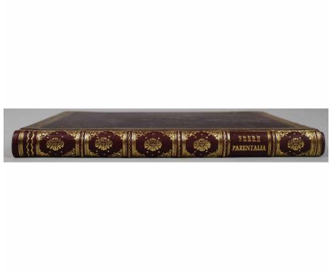 HORACE FRERE (ED): PEDIGREE OF THE FAMILY OF FRERE OF ROYDON IN NORFOLK AND FINNINGHAM IN SUFFOLK, NP, 1874, inscribed presen