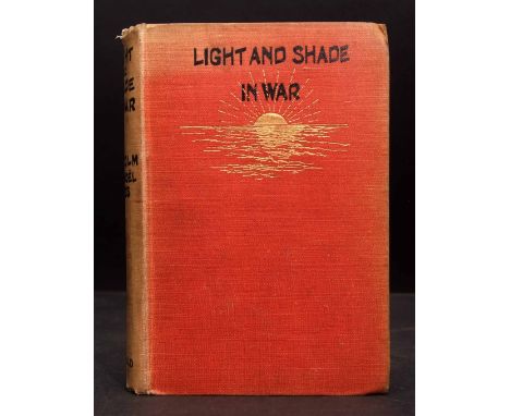 MALCOLM AND NOEL ROSS: LIGHT AND SHADE IN WAR, London, Edward Arnold, 1916, 1st edition, 8 photographic plates as list, 6pp a