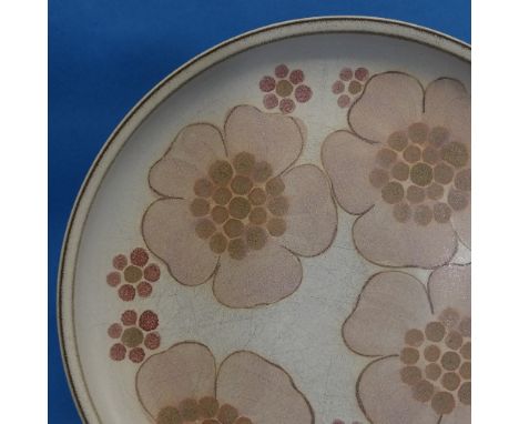 A Denby 'Gypsy' pattern part Dinner and Tea Service, to include seven Dinner Plates, four Bowls, five Side Plates, Tureen, Gr
