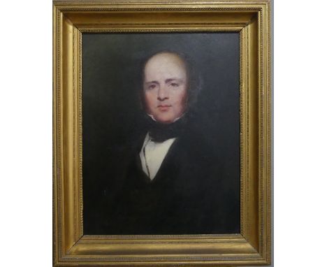 19th century School, Portrait of a Gentleman, oil on canvas, 76cm x 64cm, framed. 